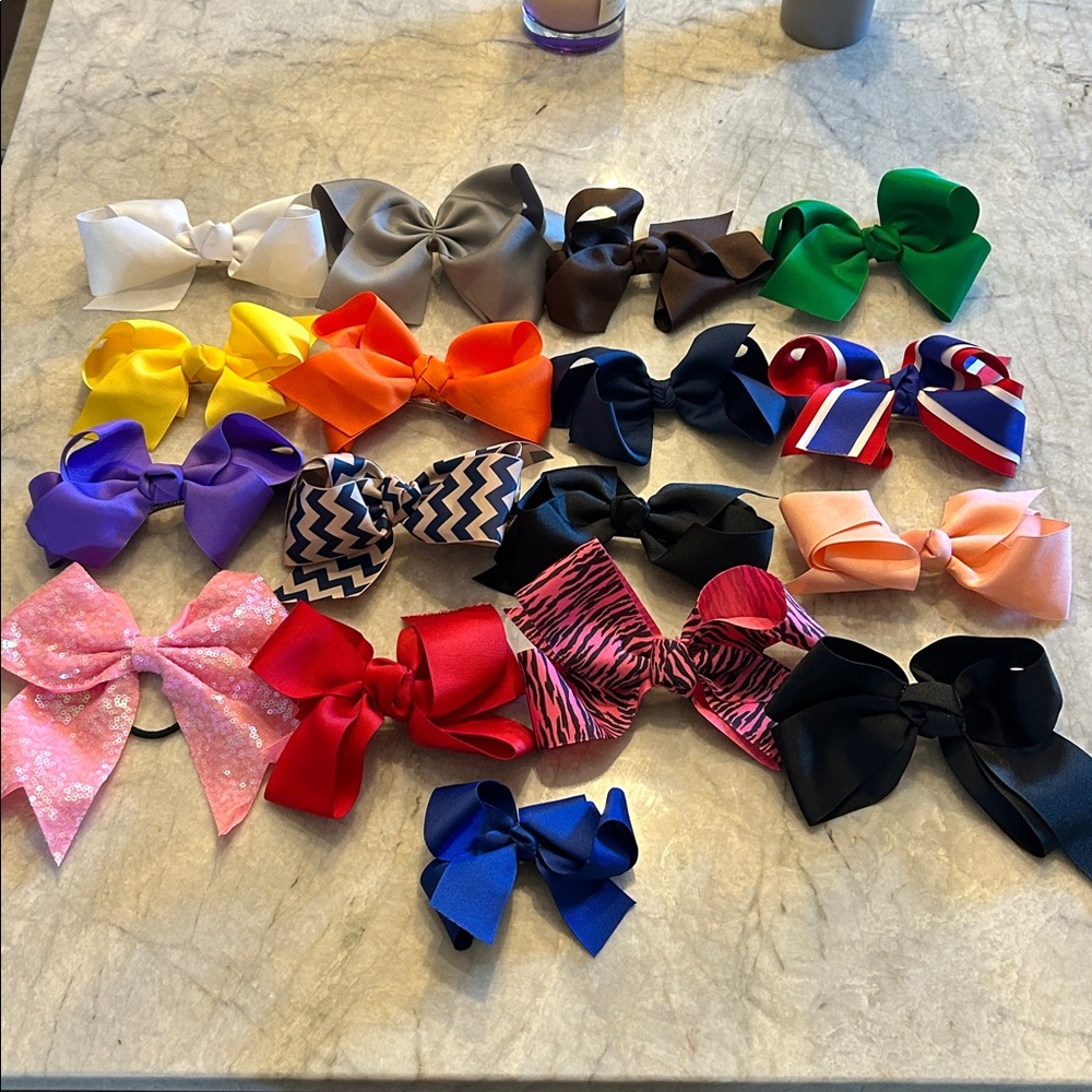 Colorful Kids Hair Bow Set